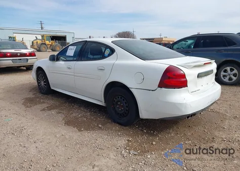 2004 Pontiac Grand Prix Gt1 z USA, uszkodzony, nr VIN 2G2WP522941309627